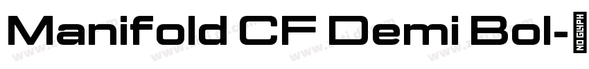 Manifold CF Demi Bol字体转换
